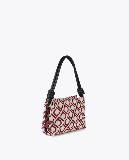 Bandolera Lola Casademunt tejido jaquard LC flocado
