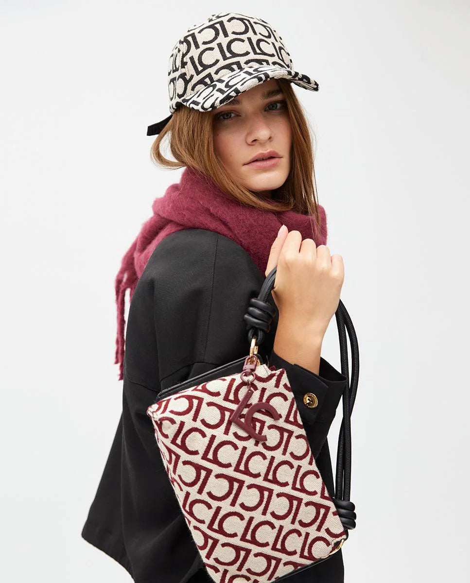 Bandolera Lola Casademunt tejido jaquard LC flocado